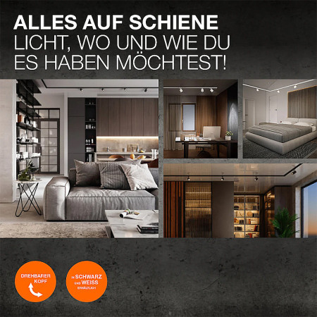 Konektor napájania pre lištový systém OSRAM TRACKLIGHT MIDDLE POWER SUPPLY BK