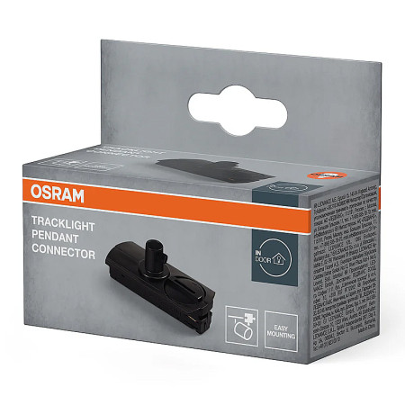 Konektor svietidla pre lištový systém OSRAM TRACKLIGHT PENDANT CONNECTOR BK