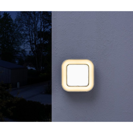 Vonkajšie nástenné svietidlo LED OSRAM ENDURA Style Square 13,5W 3000K White