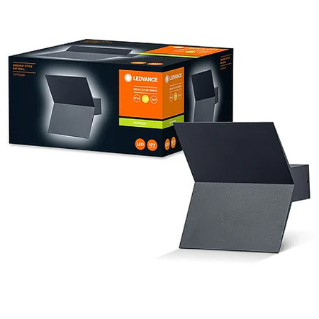 Vonkajšie nástenné svietidlo LED LEDVANCE ENDURA Style Bat Wall 9,5W 3000K IP44 Dark Grey
