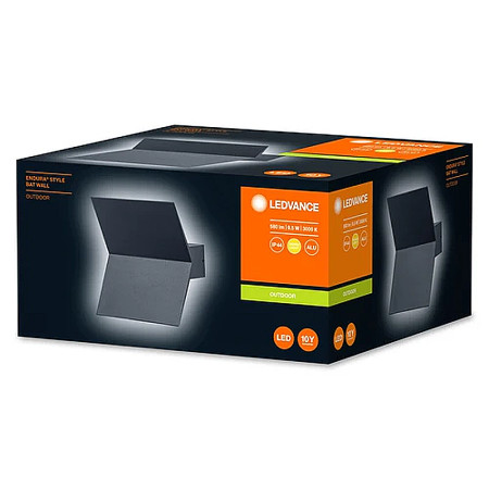 Vonkajšie nástenné svietidlo LED LEDVANCE ENDURA Style Bat Wall 9,5W 3000K IP44 Dark Grey