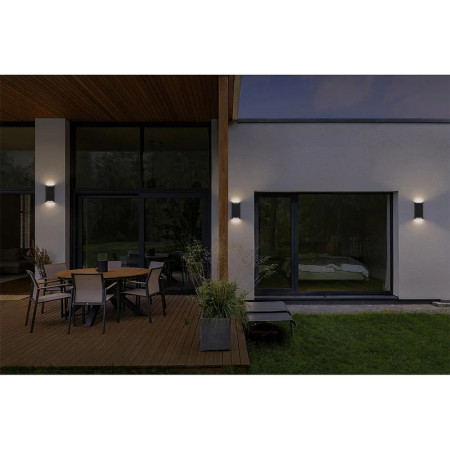Vonkajšie nástenné svietidlo LED OSRAM ENDURA Style Idar Wall 7,5W 3000K IP65 Dark Grey