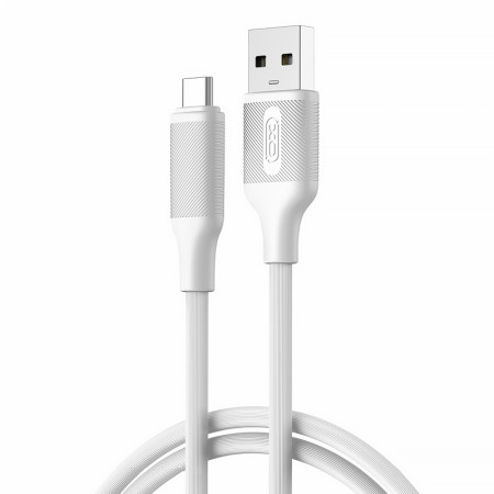Kábel USBA-USBC 1m 3A biely XO NB265