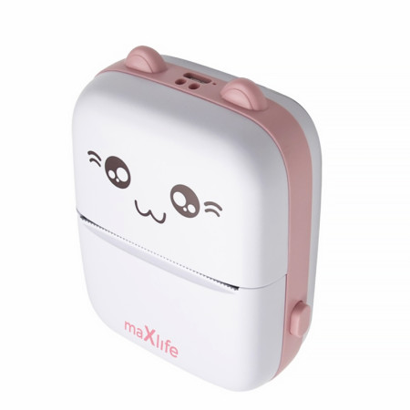 Termotlačiareň MAXLIFE MXTP-100 PINK s bluetooth