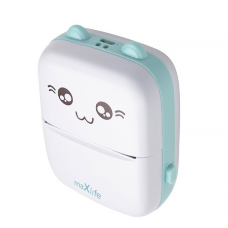 Termotlačiareň MAXLIFE MXTP-100 BLUE s bluetooth