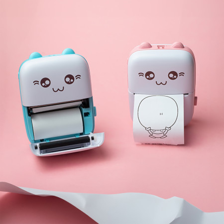 Termotlačiareň MAXLIFE MXTP-100 BLUE s bluetooth