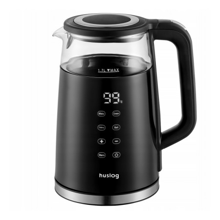 Kanvica rýchlovarná HUSLOG AK-0832 Black 1,7L 2200W