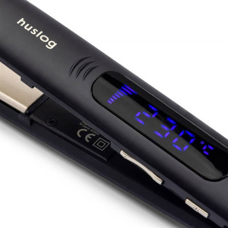 Žehlička na vlasy HUSLOG BE-380124 čierna 50W