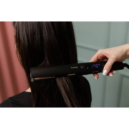 Žehlička na vlasy HUSLOG BE-380124 čierna 50W