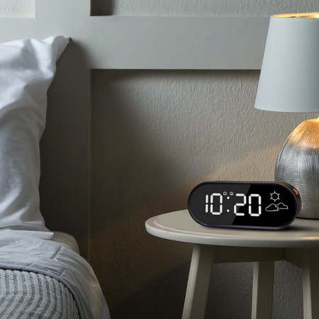 Budík digitálny s predpoveďou počasia SOLIGHT CA10B