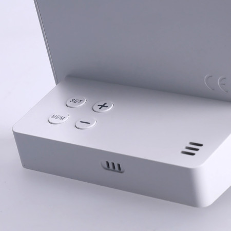 Teplomer bezdrôtový biely SOLIGHT TE48W