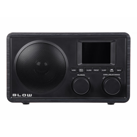 Rádio BLOW RK5 BT čierne s BLUETOOTH+USB+AUX a DAB+