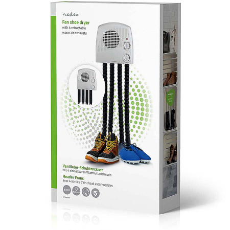 Ohrievač sušiak na obuv ventilátorový NEDIS HTSH40WT 350W
