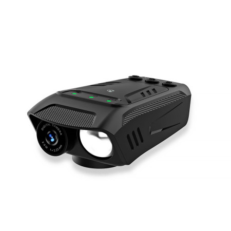 Cyklistická kamera NEDIS CCAM100BK 3v1 s LED svetlom a klaksónom