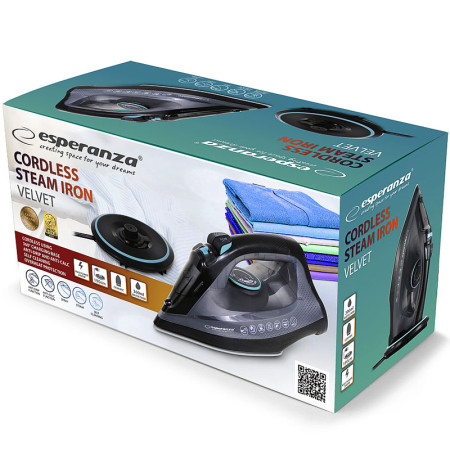 Bezdrôtová žehlička naparovacia ESPERANZA EHI010 VELVET 2600W