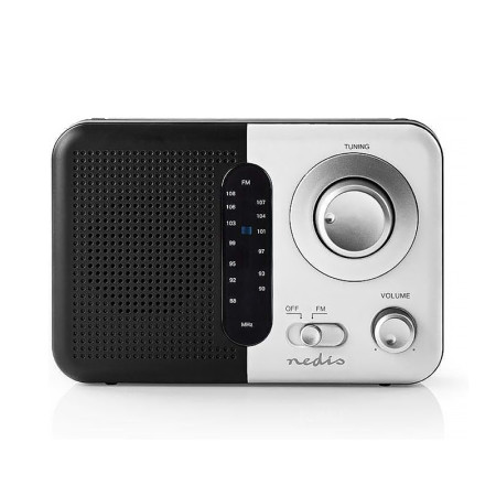 Rádio prenosné NEDIS RDFM1300WT