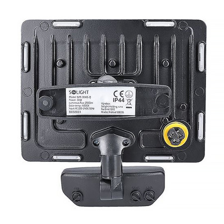 Reflektor LED 30W+PIR 4000K SOLIGHT WM-30WS-Q 1700lm