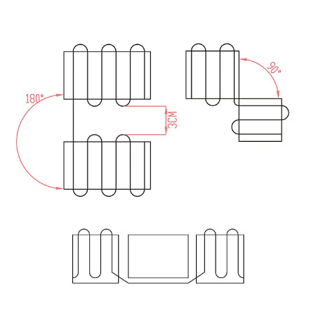 Vykurovacia rohož pod teplú krytinu HOME FHW025 (0,5x5m 2,5m2)