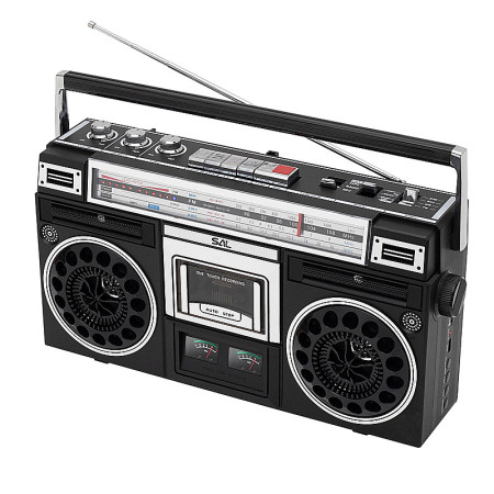 Rádio prenosné kazetové SAL RRT BROOKLYN retro STEREO