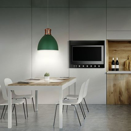 Luster Bari 30cm E27 zelená SOLIGHT WA013-GR