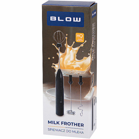 Napeňovač mlieka frapovač čierny BLOW 44-595 3v1 nabíjateľný