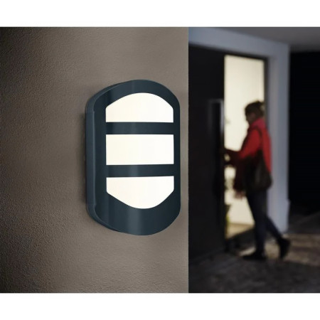 Vonkajšie nástenné svietidlo LED OSRAM ENDURA Style Plate Wall 12W 3000K Dark Grey