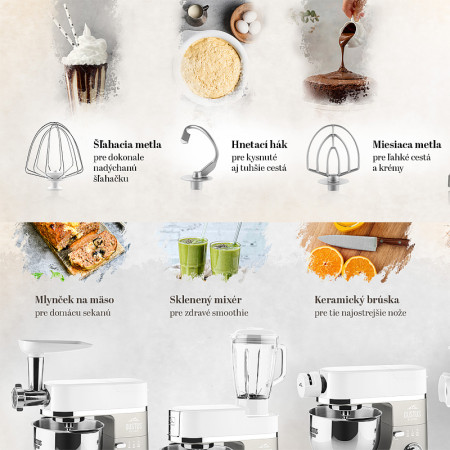 Robot kuchynský ETA GUSTUS IV Maximus 4128 90030 sivý/biely 1200W