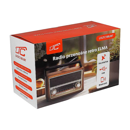 Rádio prenosné LTC ELMA RETRO (RA3)