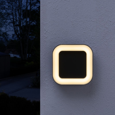 Vonkajšie nástenné svietidlo LED LEDVANCE ENDURA Style Square 13,5W 3000K Dark Grey