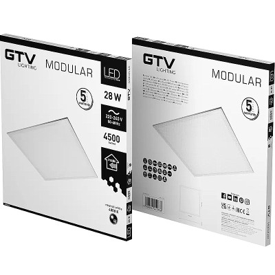 PANEL LED GTV GALAXY 28W/4000K 60x60 4500lm IP54 GTV LD-MOD2860-NB