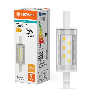 Žiarovka LEDVANCE LED HALOLINE 78mm 9,5W/827 (75W) 1055lm Slim Line