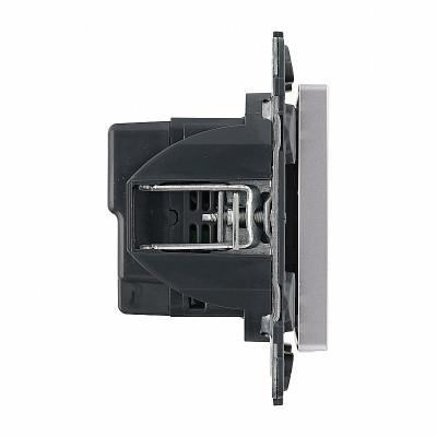 Stmievač LEGRAND VALENA LIFE 752362A hliník tlačidlový 3-125W bez N vodiča (pre led žiarovky)