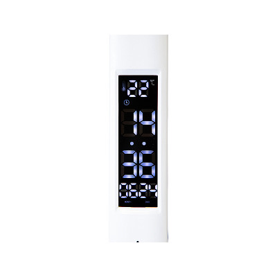 Lampa stolová LED 5W 3-6000K CCT+displej biela dvojramenná BLOW LB-24