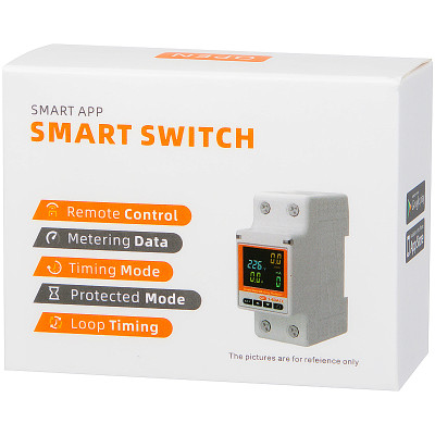 Elektromer 1-fázový digitálny SMART WIFI TUYA BLOW 72-106 63A