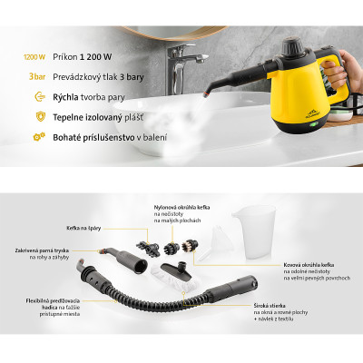 Čistič parný ETA AQUAMIST 1268 90000 1200W 3Bar