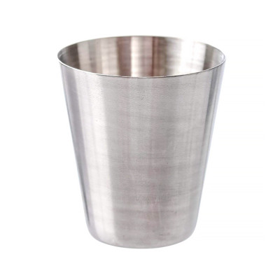 Nerezové poháriky 4ks 30ml štamperlíky v koženom púzdre