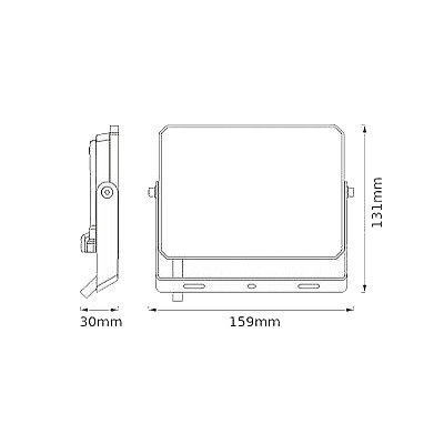 Reflektor LED 50W/4000K BK OSRAM FL LUX 50W/4000K BK 4500lm IP65