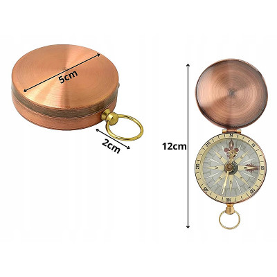 Kompas vreckový kovový DC93