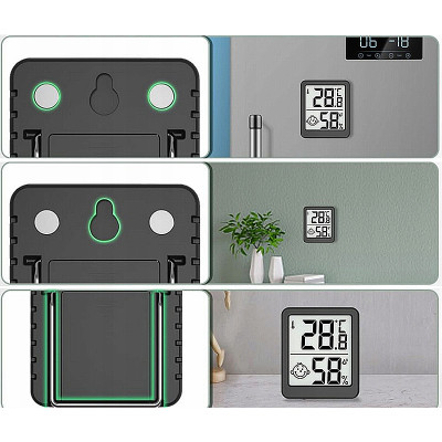 Teplomer a vlhkomer vnútorný SOLEX YZ6050 čierny