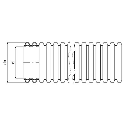 Rúrka ohybná KOPOS/Fränkische KOPOFLEX/KABUFLEX KP 09090 červená 90mm 450N