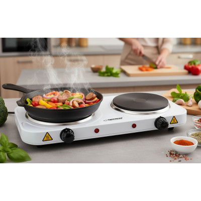 Varič elektrický 2-platnička ESPERANZA EKH014W biela