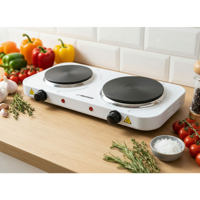 Varič elektrický 2-platnička ESPERANZA EKH014W bielav