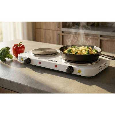 Varič elektrický 2-platnička ESPERANZA EKH014W biela