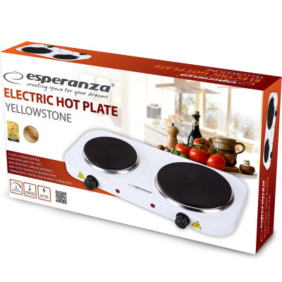 Varič elektrický 2-platnička ESPERANZA EKH014W biela