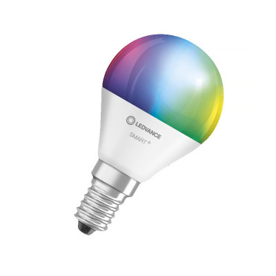 Žiarovka LEDVANCE LED SMART WIFI CLP40 E14 4,9W/2700-6500 + RGBW CCT ilumka