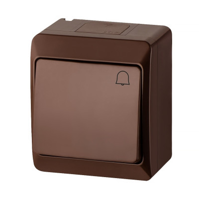 Vypínač č.1/0 VDT IP44 HERMES 0337-06 hnedý