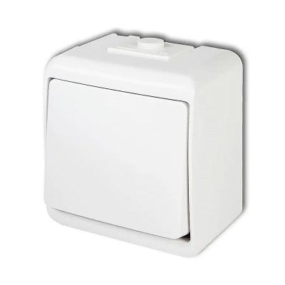 Vypínač č.6 IP54 KARLIK Junior biely