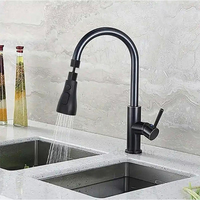 Perlátor na batériu 3v1 FAUCET SPLASH HEAD BLACK