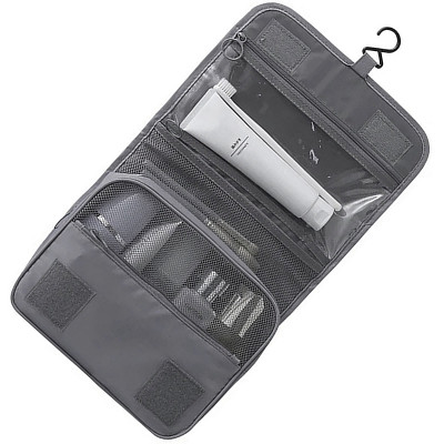 Organizér na kozmetiku TRAVEL sivý