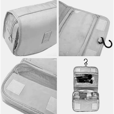 Organizér na kozmetiku TRAVEL sivý